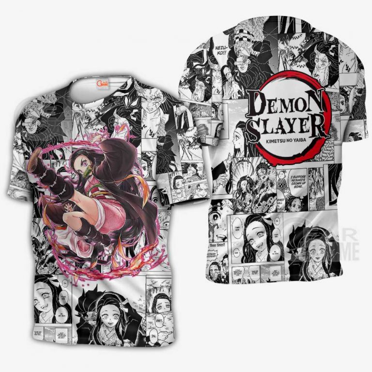 Demon Slayer Shop - Nezuko Kamado T-Shirt Anime Mix Manga Kimetsu no ...