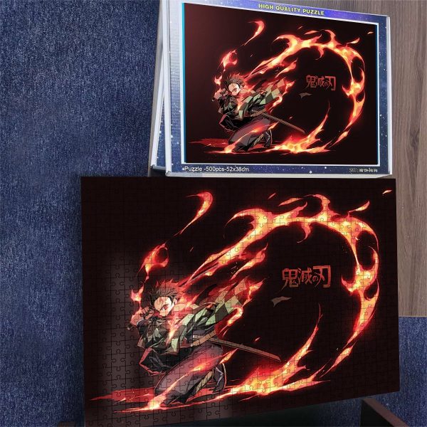 Fire Breathing Puzzle Official Demon Slayer Merch