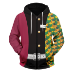 Giyu Tomioka Unisex Zipped Hoodie Official Demon Slayer Merch