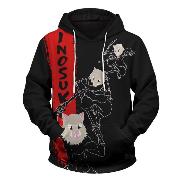 Inosuke Hashibira Unisex Pullover Hoodie Official Demon Slayer Merch