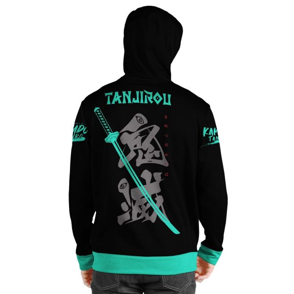 Tanjiro Style Unisex Pullover Hoodie Official Demon Slayer Merch