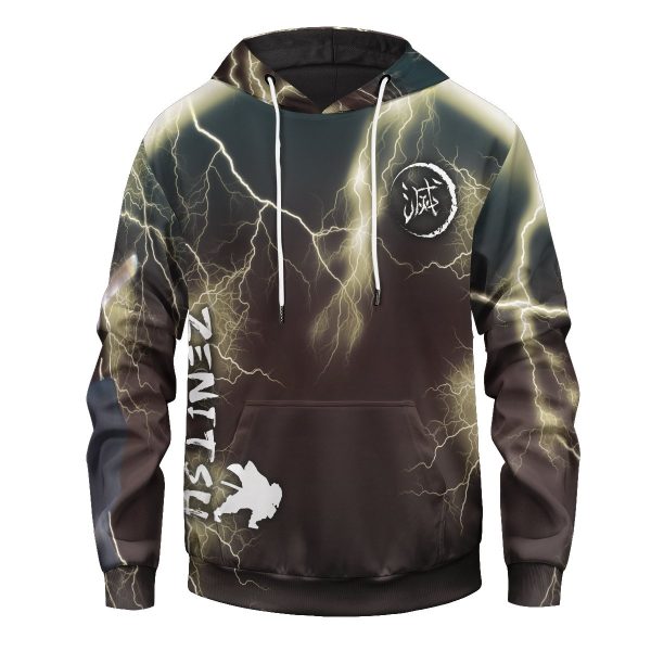 Thunderclap Flash Style Unisex Pullover Hoodie Official Demon Slayer Merch