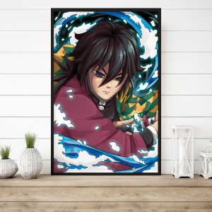 Water Breathing 3D Transition Canvas Official Demon Slayer Merch