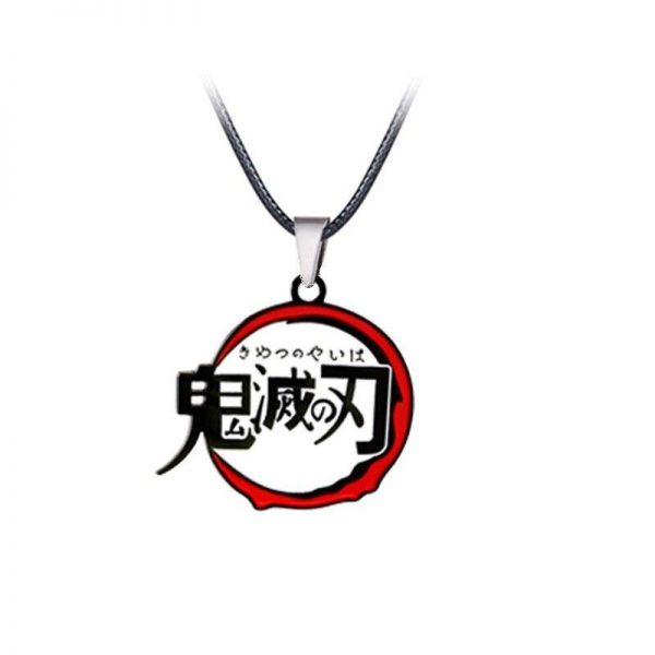 Demon Slayer Necklace  Japanese Logo Default Title Official Demon Slayer Merch