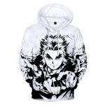 Demon Slayer Hoodie </br> Rengoku Black & White XXS Official Demon Slayer Merch