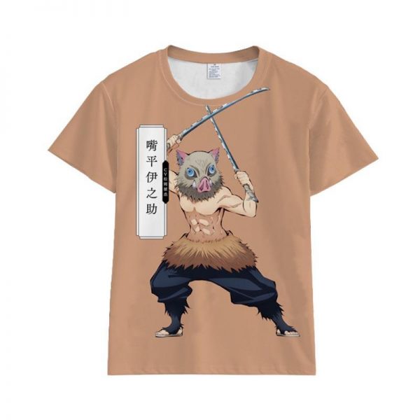 Demon Slayer T-Shirt Inosuke Hashibira S Official Demon Slayer Merch