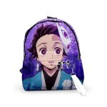 Demon Slayer Backpack </br> Tanjiro Wisteria Flowers Default Title Official Demon Slayer Merch