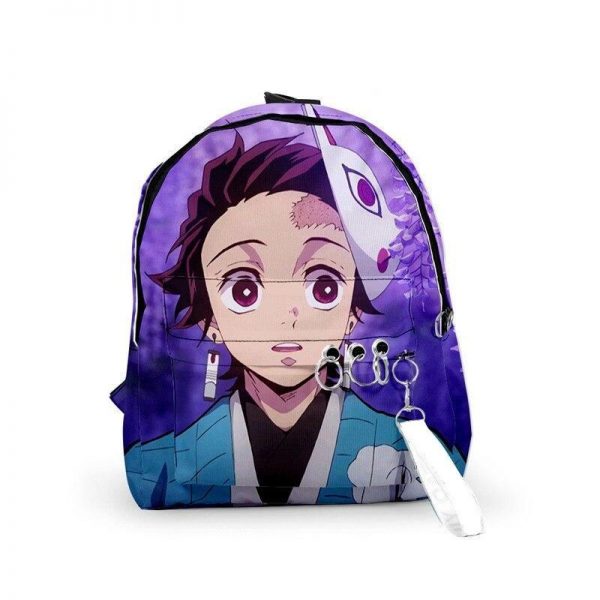Demon Slayer Backpack  Tanjiro Wisteria Flowers Default Title Official Demon Slayer Merch
