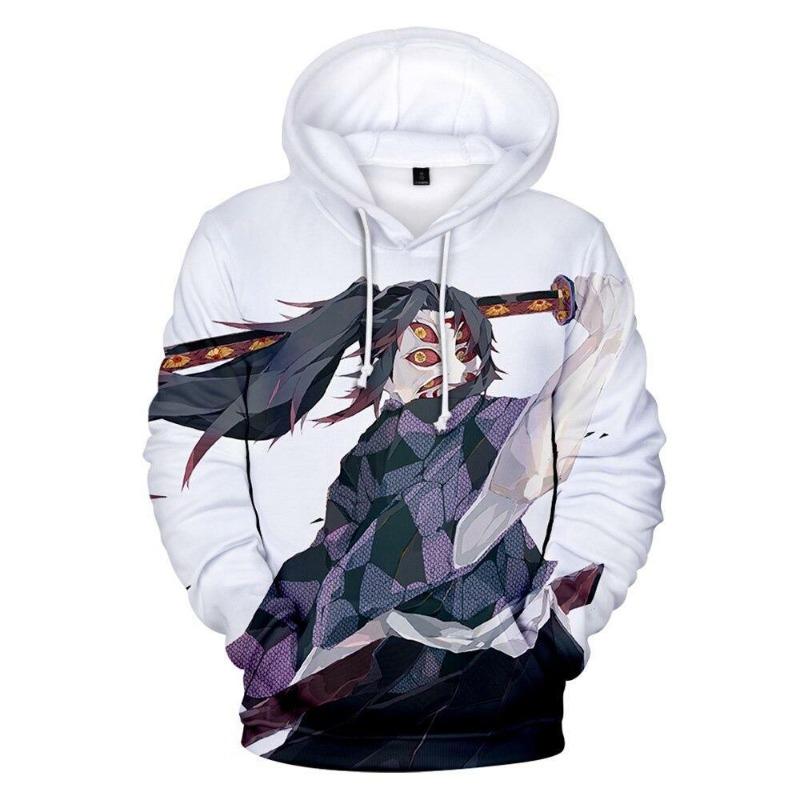 Demon Slayer Kokushibo long sleeves hoodie For Adults and Kids – Styleaxiom