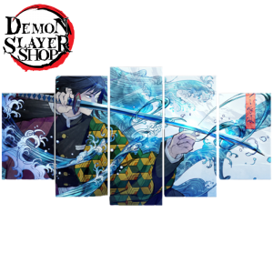 Demon Slayer Canvas  Giyu Tomioka Medium Size / Framed Canvas Official Demon Slayer Merch