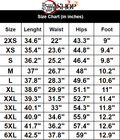 Kimetsu no Yaiba Pants Funny Zenitsu Official Merchandise 2 - Demon Slayer Shop kimetsu no yaiba pants size chart 37dbedfd ff80 4a9b 900d - Demon Slayer Shop