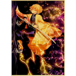 Demon Slayer Poster Zenitsu </br> Thunderclap & Flash 30X21cm Official Demon Slayer Merch