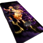 Demon Slayer Mouse Pad Zenitsu Agatsuma 250X290X2MM Official Demon Slayer Merch