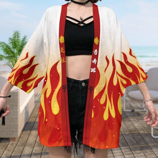 kyojuro fire kimono 329548 - Demon Slayer Shop