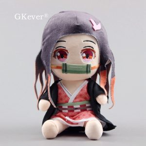 20 CM Anime Demon Slayer Kamado Nezuko Plush Toys Doll Peluche Sitting Style New Arrivals Baby - Demon Slayer Shop