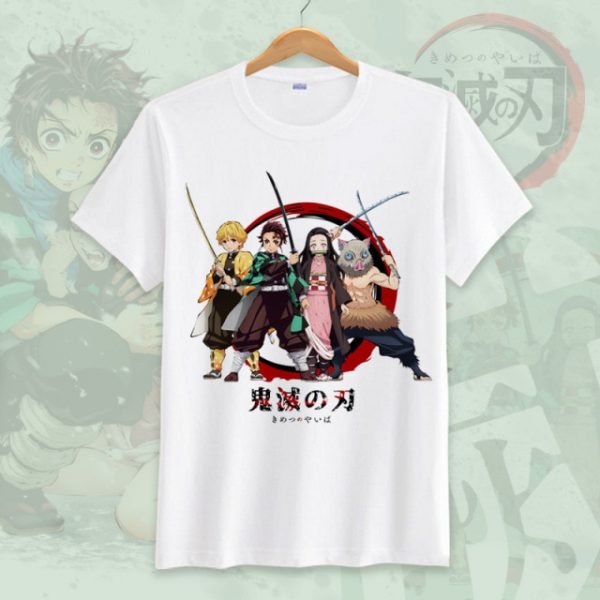 Japanese Anime Demon Slayer T Shirt Men Kawaii Kimetsu No Yaiba Graphic Tees Tanjirou Kamado Unisex 4 1.jpg 640x640 4 1 - Demon Slayer Shop