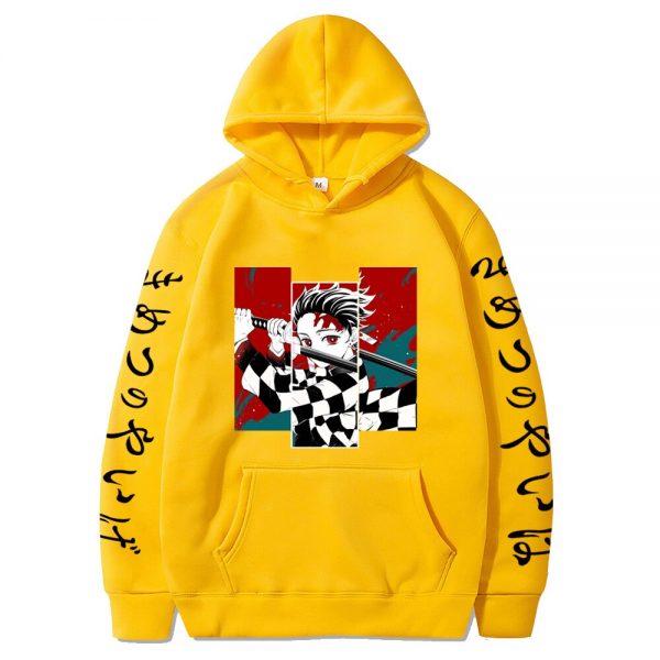 Anime Demon Slayer Hoodies Hip Hop Hoodie Sweatshirts Harajuku Streetwear Pullover for Women and Men 5 - Demon Slayer Shop