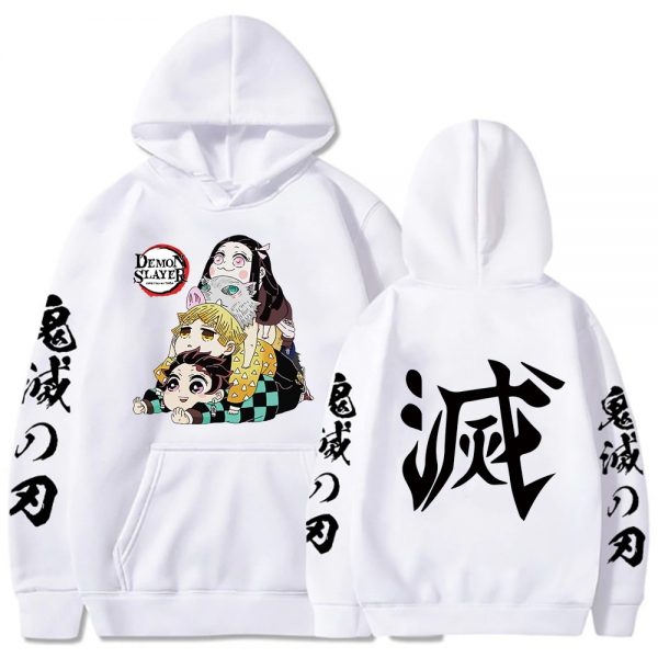 Demon Slayer Anime Hoodie Oversized long sleeve Sweatshirt Harajuku loose hoodies streetwear clothes 1 - Demon Slayer Shop