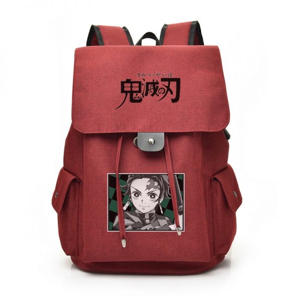 Anime Demon Slayer Kimetsu no Yaiba Large Capacity Backpack Unisex Teenagers Shoulder Bag Book Schoolbag for 1 - Demon Slayer Shop