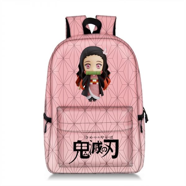 Demon Slayer Cosplay Creative Student Schoolbag Large Capacity Backpack Polyester Fashion Full Printing Backpack Anime Backpack - Demon Slayer Shop