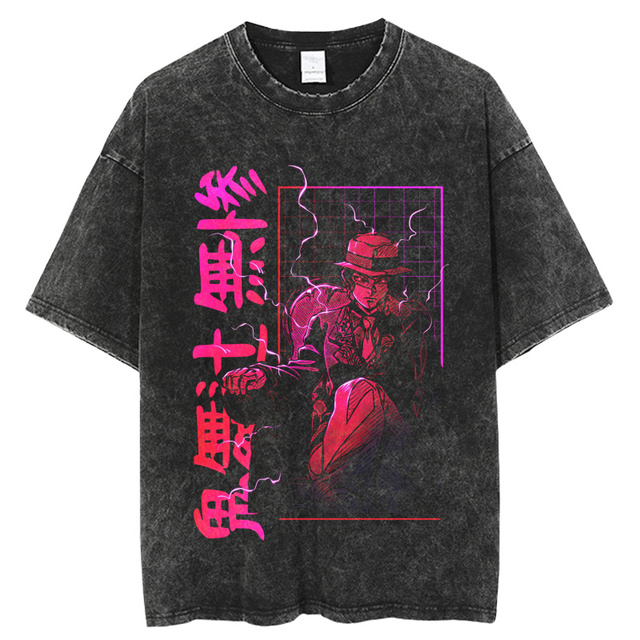 Demon Slayer T Shirt Anime Washed T shirt Kimetsu No Yaiba Graphic Vintage Tshirts Summer Funny 640x640 10 - Demon Slayer Shop