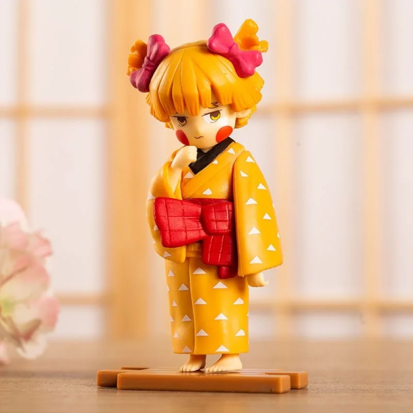 Demon Slayer Figures & Toys - 12cm Zenitsu Figure Toy Demon Slayer Action Figure - Image 2