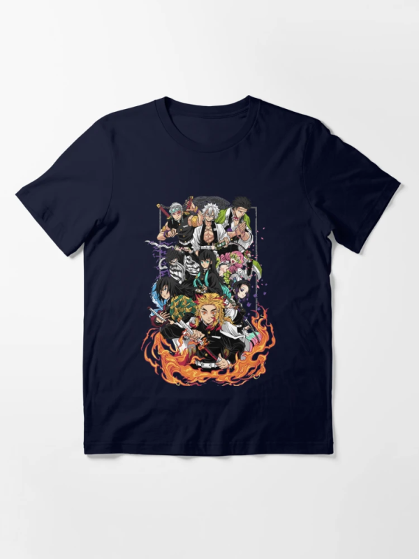 Demon Slayer T-Shirts - Hashira Team Demon Slayer Classic T-Shirt - Image 4