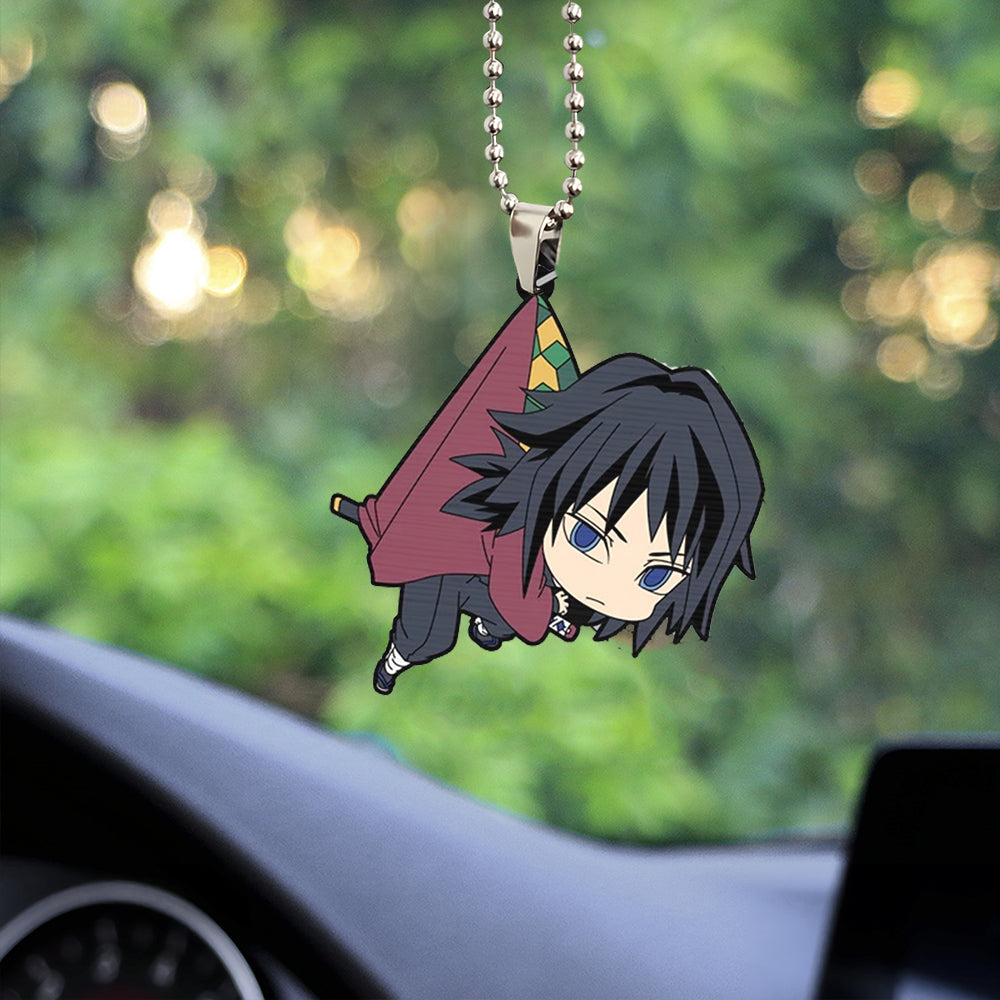 cute demon slayer giyu car ornament custom car accessories decorations sao9a - Demon Slayer Shop