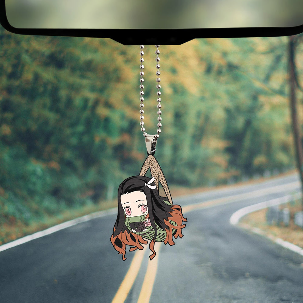 Demon Slayer Nezuko Cute Custom Shape Ornament Custom Car Accessories Decorations 2 - Demon Slayer Shop Demon Slayer Nezuko Cute Custom Shape Ornament Custom Car Accessories Decorations - Image 2