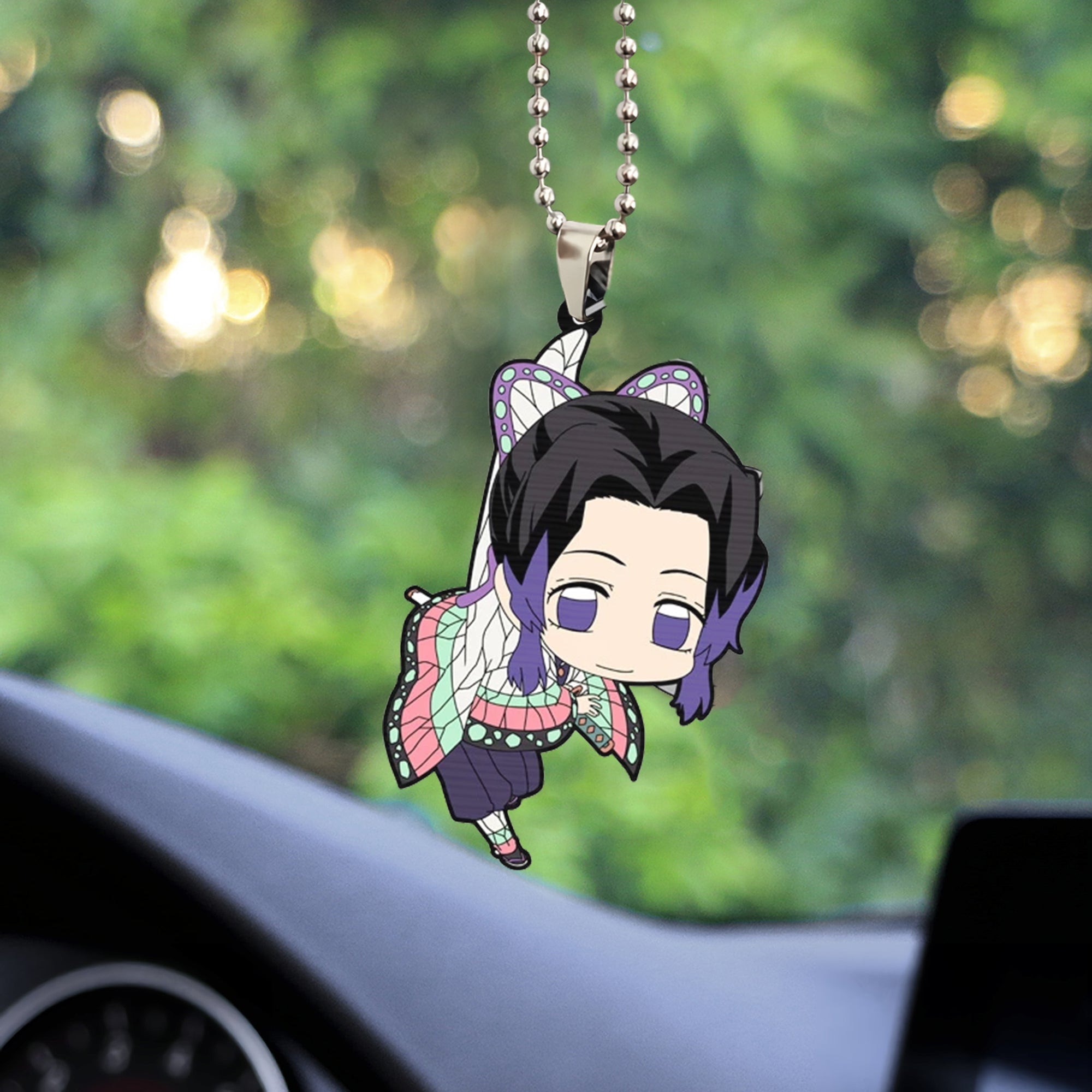 cute demon slayer shinobu car ornament custom car accessories decorations 2znfw - Demon Slayer Shop