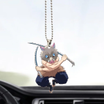 Inosuke Kimetsu no Yaiba Anime Custom Shape Ornament Demon Slayer Custom Shape Car Accessories Decorations