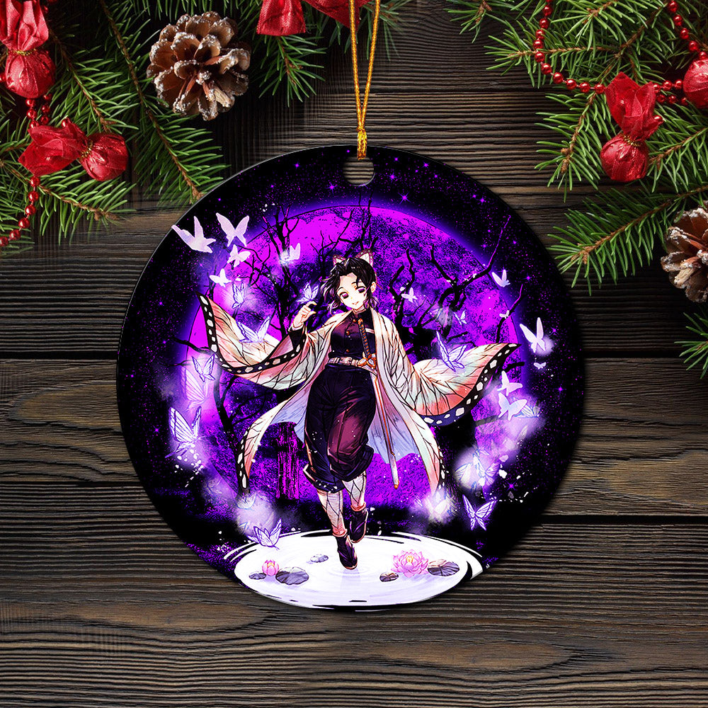 Shinobu Demon Slayer Ornament Holiday Gift Moonlight Circle 2 - Demon Slayer Shop Shinobu Demon Slayer Ornament Holiday Gift Moonlight Circle - Image 2