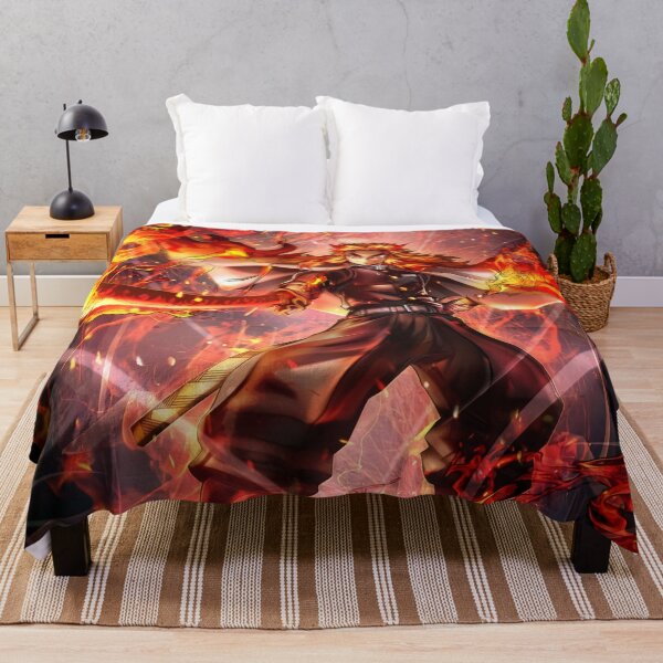urblanket large bedsquarex600.1 11 - Demon Slayer Shop