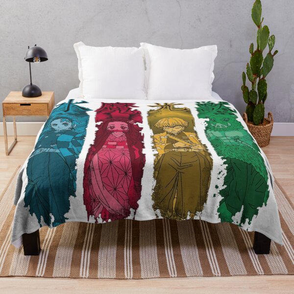 urblanket large bedsquarex600.1 15 - Demon Slayer Shop