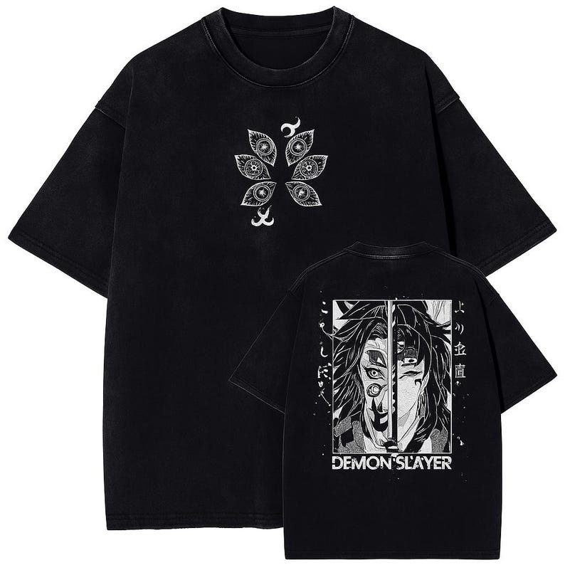 Demon Slayer Kokushibo T-Shirt 1 - Demon Slayer Shop Demon Slayer Kokushibo T-Shirt