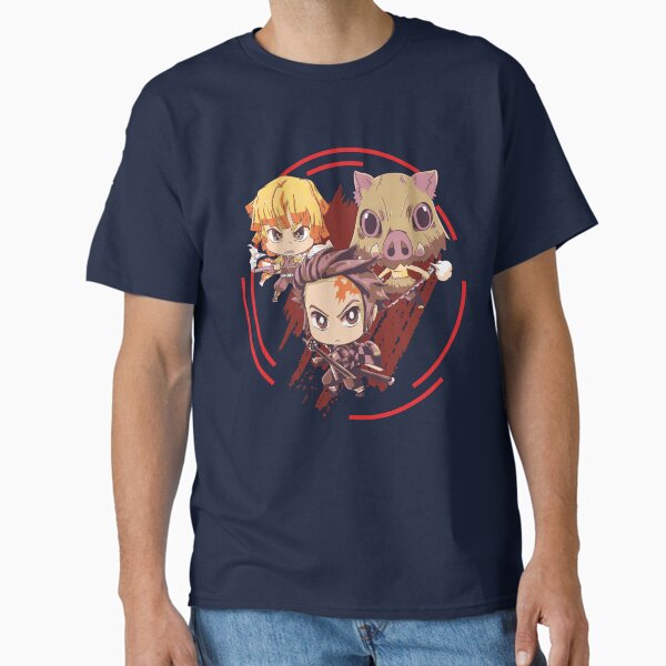 Special Present Demon Kimetsu no Yaiba Chibi team Classic T-Shirt RB2309