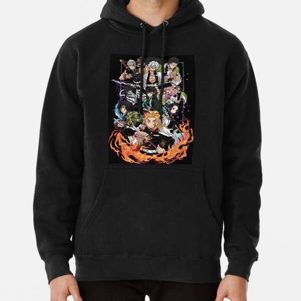 Tueur de démons Hashira Poster Pullover Hoodie RB2309