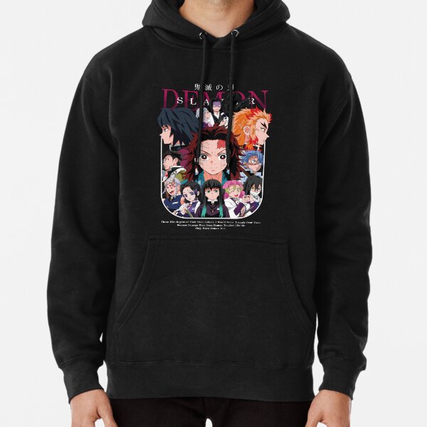 FAN ART DESIGN DEMON SLAYER CHARACTERS Pullover Hoodie RB2309