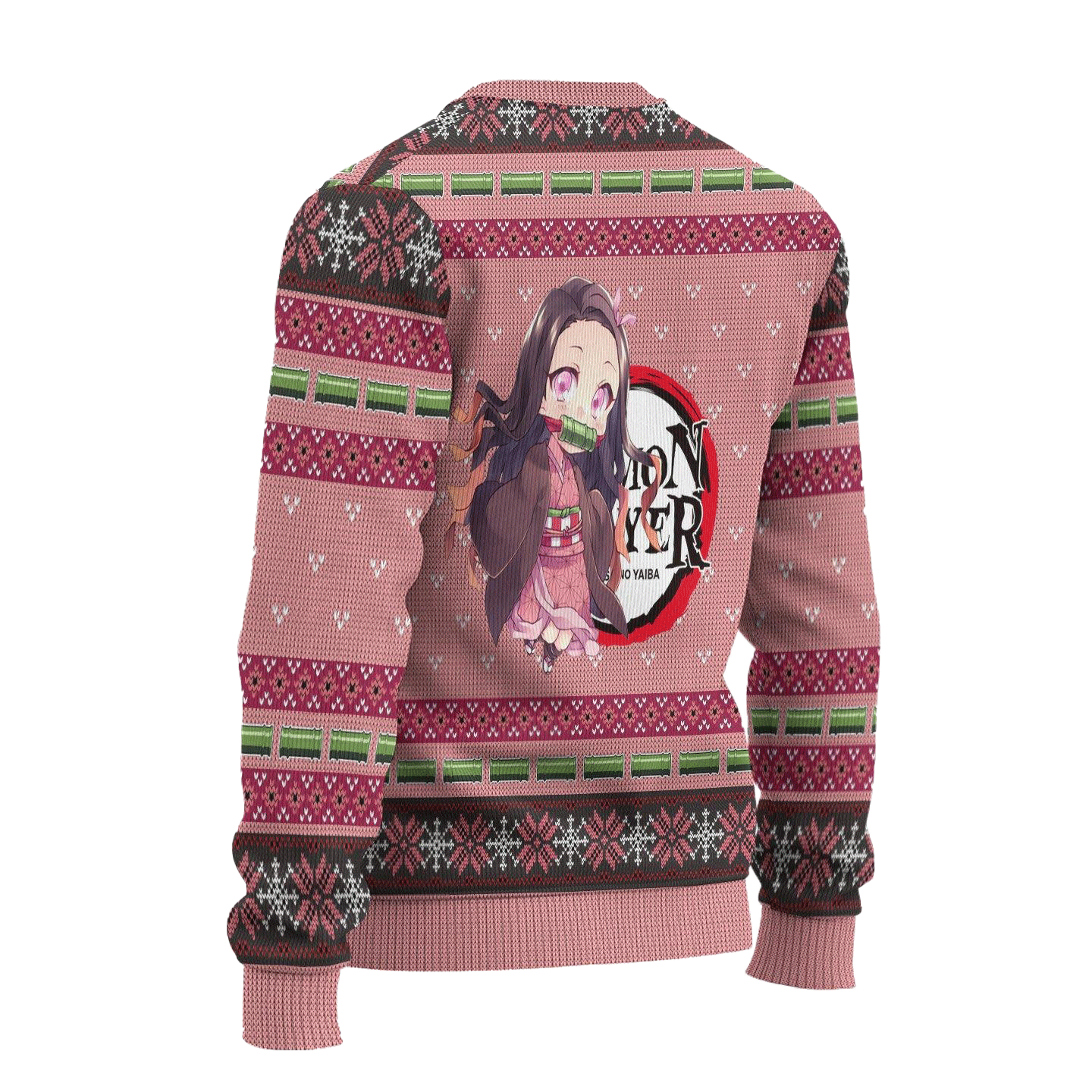 Nezuko Christmas Sweater – Demon Slayer Ugly Sweater Xmas Gift 2 - Demon Slayer Shop Nezuko Christmas Sweater – Demon Slayer Ugly Sweater Xmas Gift - Image 2