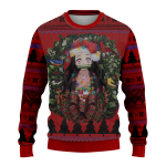 Nezuko Christmas Sweater – Demon Slayer Ugly Sweater Xmas Gift