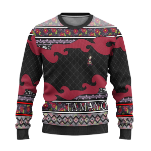 Tamayo Chibi Christmas Sweater – Demon Slayer Ugly Sweater Xmas Gift