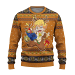 Zenitsu Ugly Christmas Sweater for Demon Slayer Fans – Xmas Gift