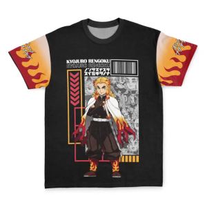 Kyojuro Rengoku Demon Slayer Streetwear T-Shirt