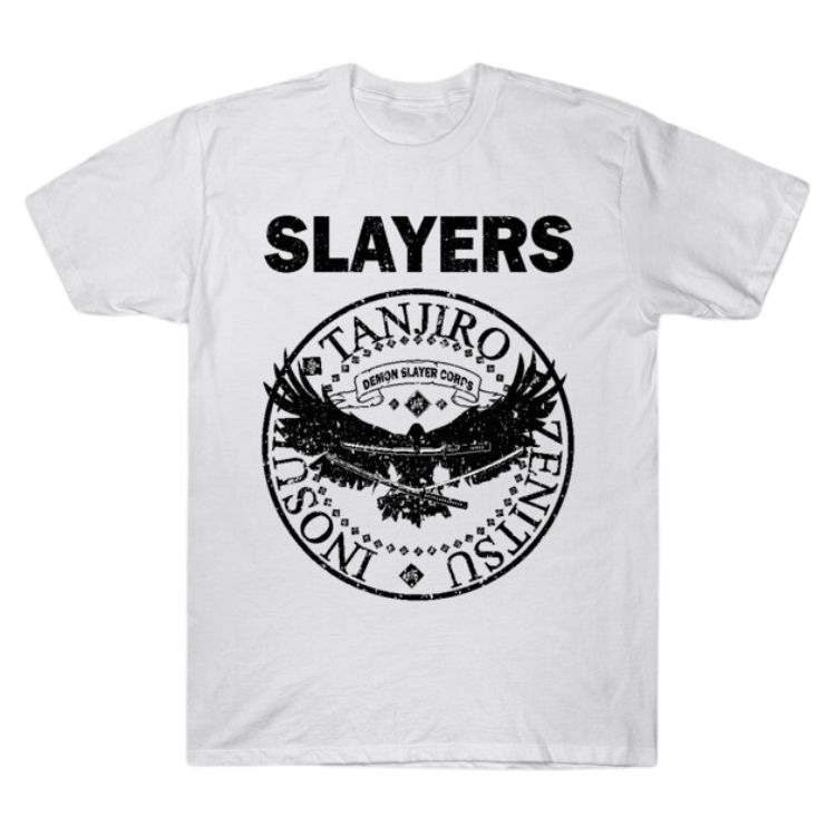 Demon Slayer The Slayer Logo Grunge Style TTPM1302 T-Shirt