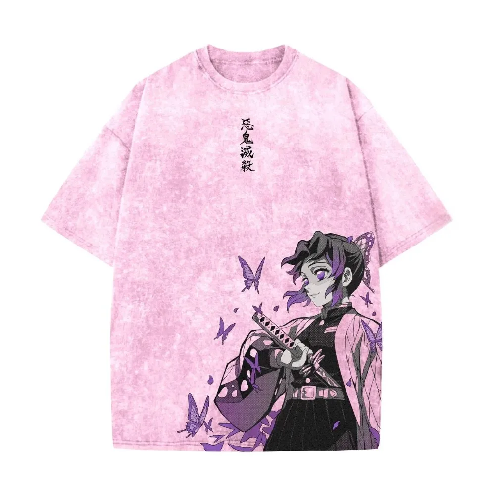 Demon Slayer Shinobu Kocho PTTT2503 Washed T-Shirt