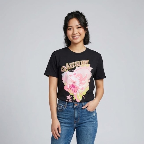 Demon Slayer - Kimetsu No Yaiba Mitsuri TTPM2303 T-shirt 2 - Demon Slayer Shop Demon Slayer - Kimetsu No Yaiba Mitsuri TTPM2303 T-shirt - Image 2