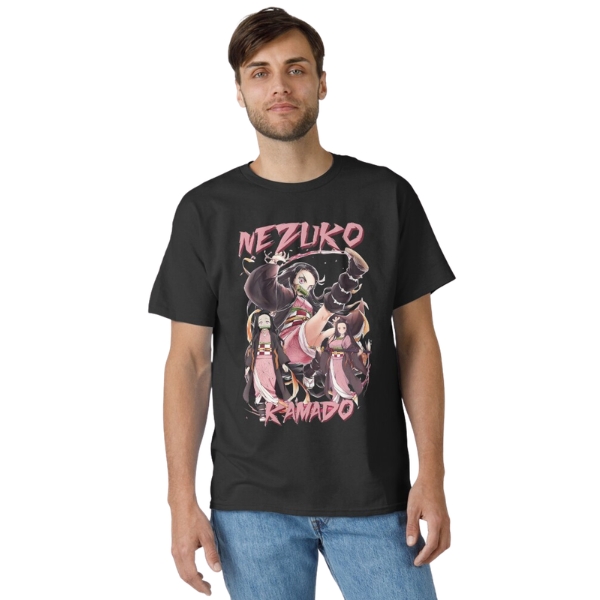 Demon Slayer - Nezuko Kamado TTPM2503 T-shirt 3 - Demon Slayer Shop Demon Slayer - Nezuko Kamado TTPM2503 T-shirt - Image 3