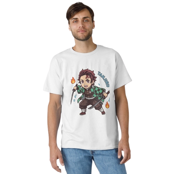 Demon Slayer - Tanjiro Kamado Chibi TTPM3003 T-shirt 2 - Demon Slayer Shop Demon Slayer - Tanjiro Kamado Chibi TTPM3003 T-shirt - Image 2